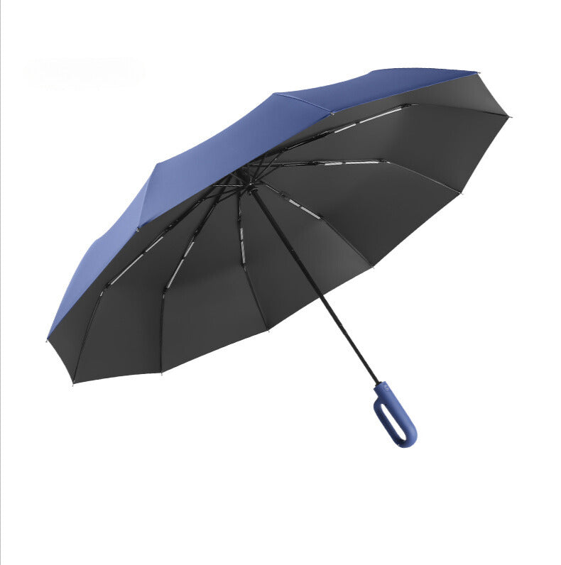 New 'Smartsnap' Ring Handle Automatic Storm Proof Compact Umbrella