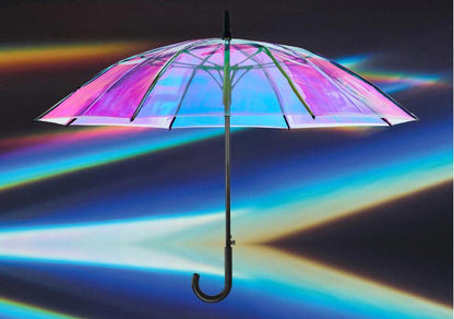 Magic Rainbow Automatic Iridescent Umbrella