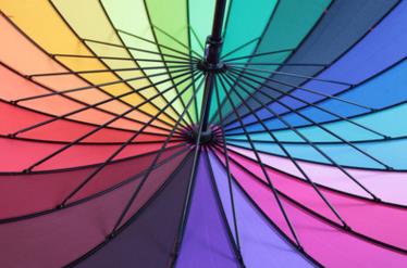 The Rainbow Umbrella