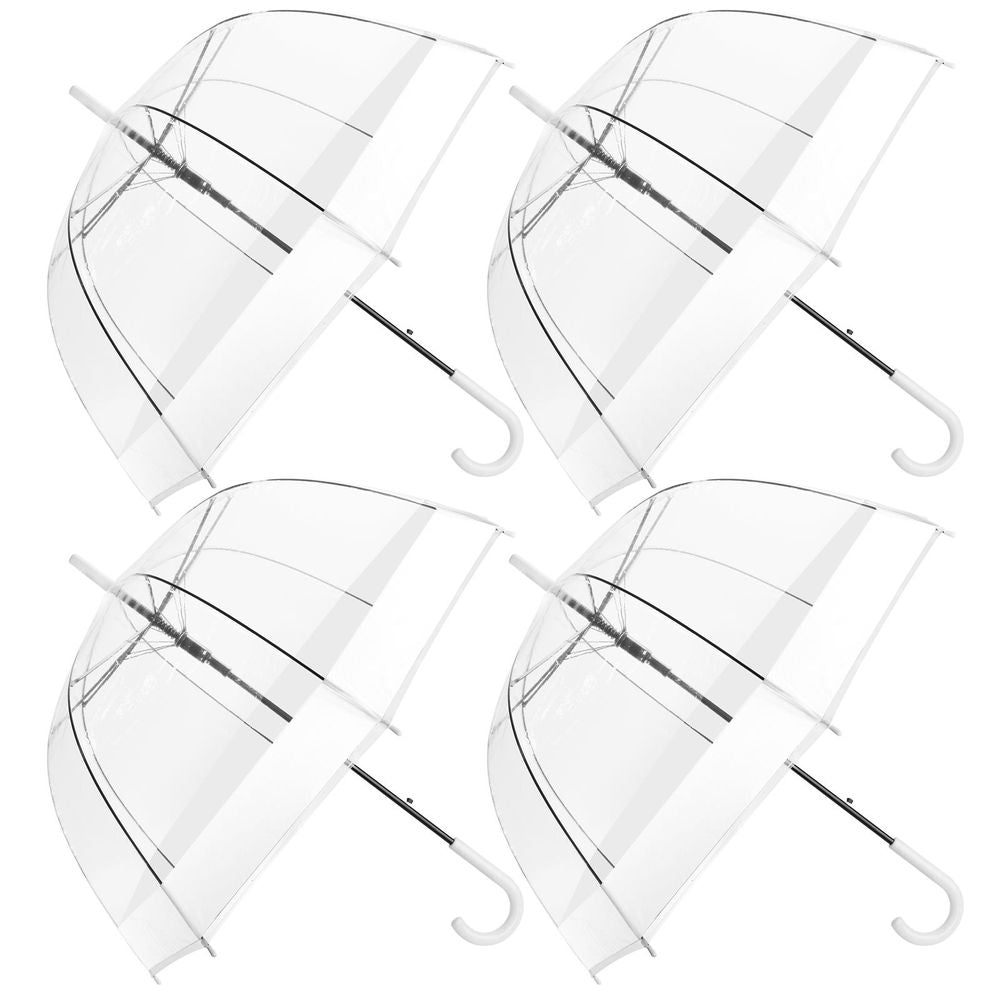 Crystal Dome Wedding Umbrellas - 4 Pack Special Offer!