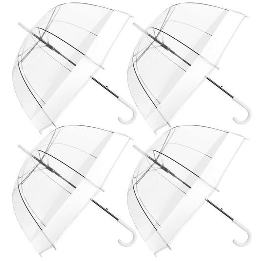 Crystal Dome Wedding Umbrellas - 4 Pack Special Offer!