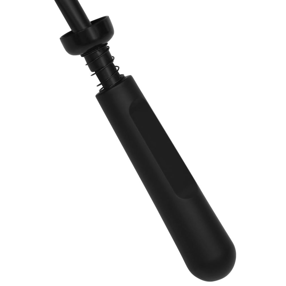 The British Modern Classic Large Black Umbrella with straight handle